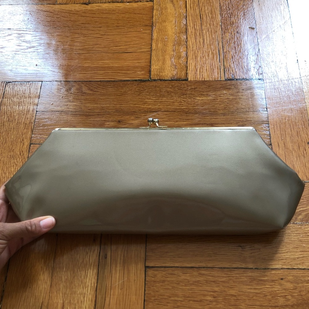 Vintage Patent Leather Clutch Bag